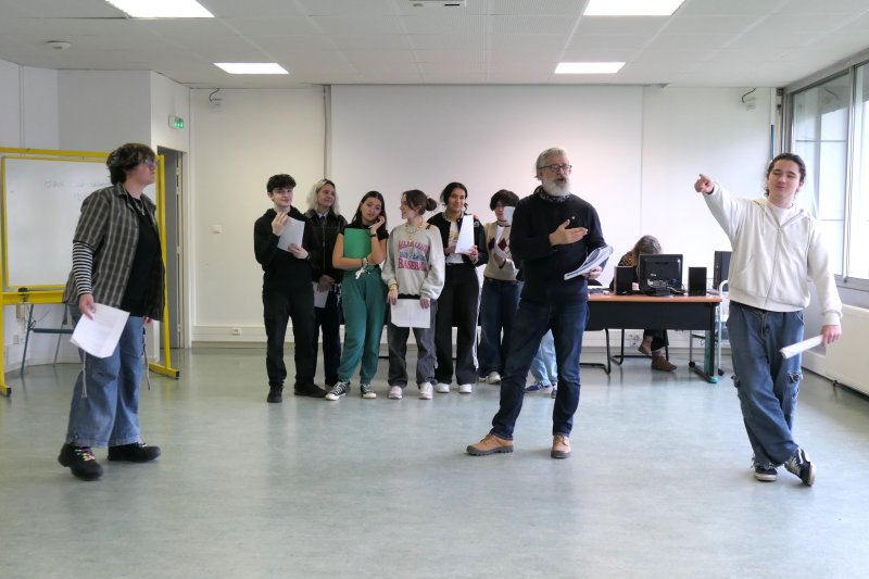 Atelier avec Georges Campagnac - février 2025