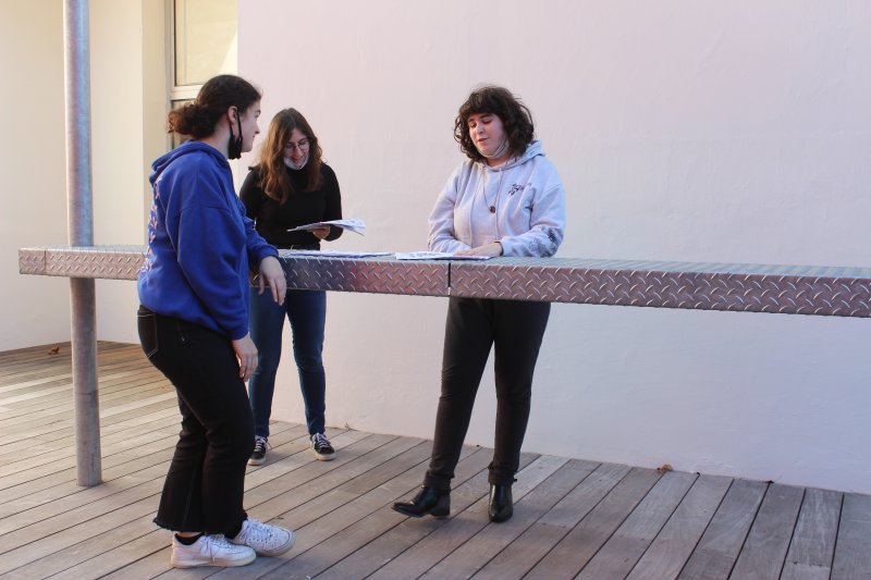 Atelier du projet « Aller, venir, dévirer » du mercredi après-midi (décembre 2021)