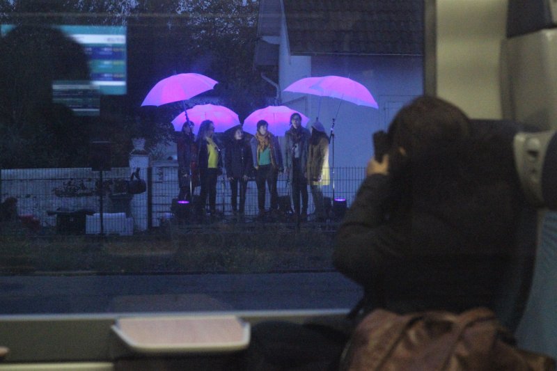 le choeur « Ladies Valse » - Gare de Saint Gaudens